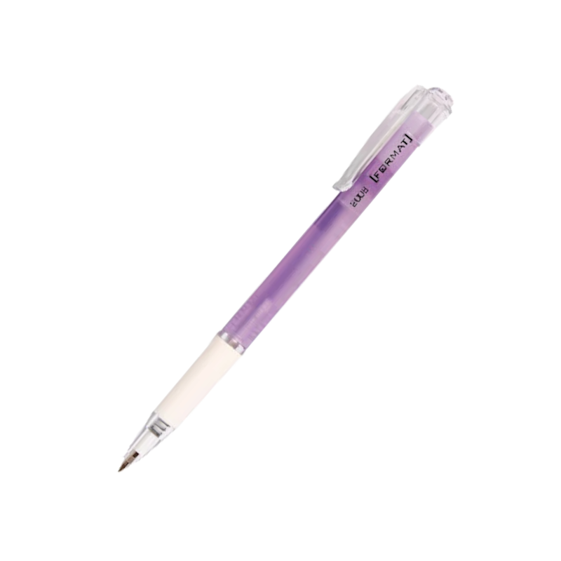 Ручка кулькова FORMAT (F17138), автоматична, чорнила сині